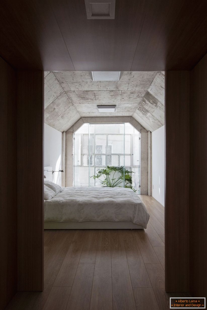 Notranjost spalnice iz koncepta DD