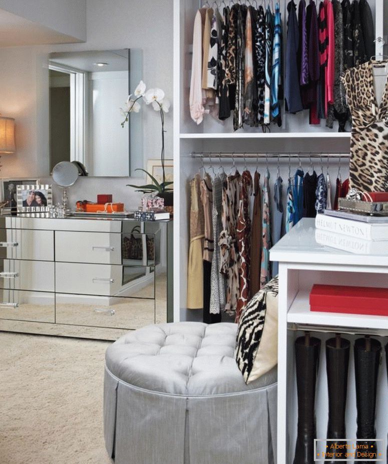 Postavitev garderobe - fotografije najboljših oblikovalskih