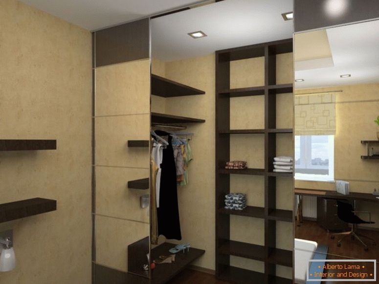 Postavitev garderobe - fotografije najboljših oblikovalskih