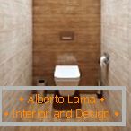 Račun плитка в дизайне туалета