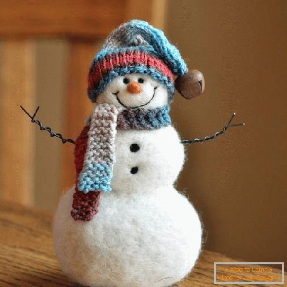 ročno izdelan snežak, foto 29