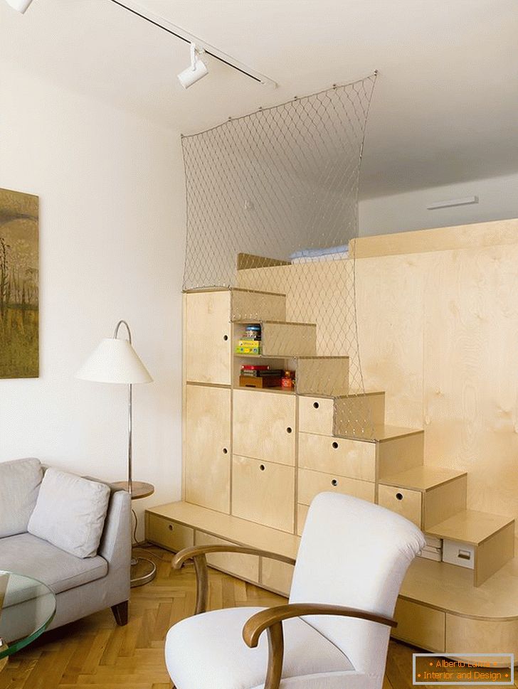 Moderna oblika majhnega apartmaja