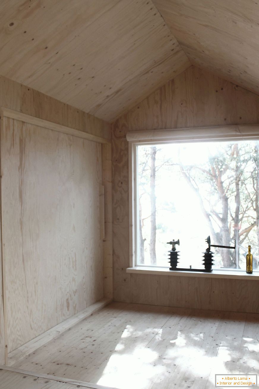 Интерьер мини-дома Ermitage kabina в Швеции