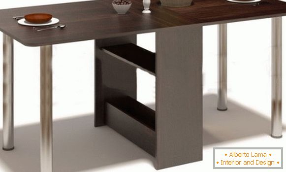lesena zložljiva miza