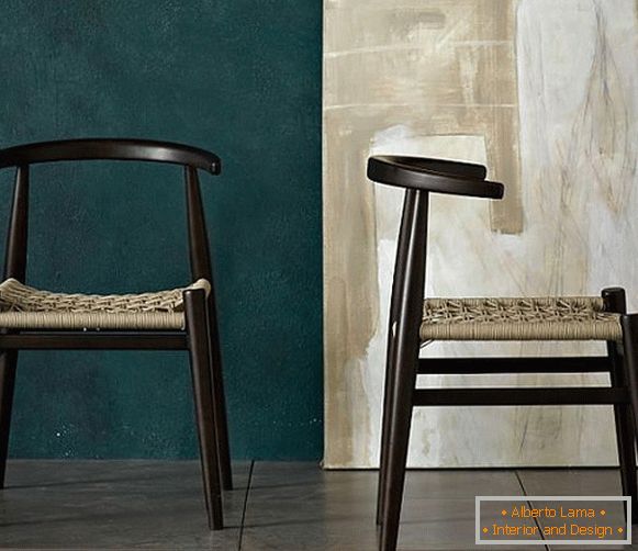 Leseni stoli v slogu Art Nouveau