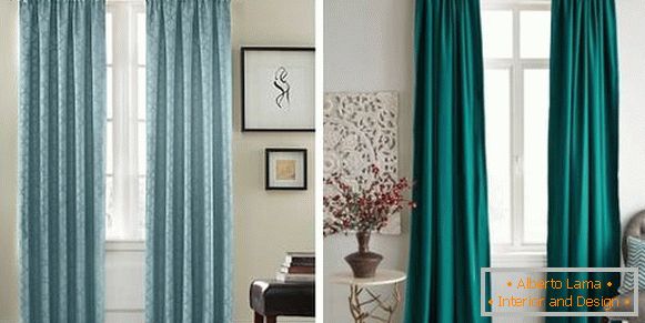 Moderne zavese za dnevno sobo - oblikovanje fotografij 2016 novih predmetov