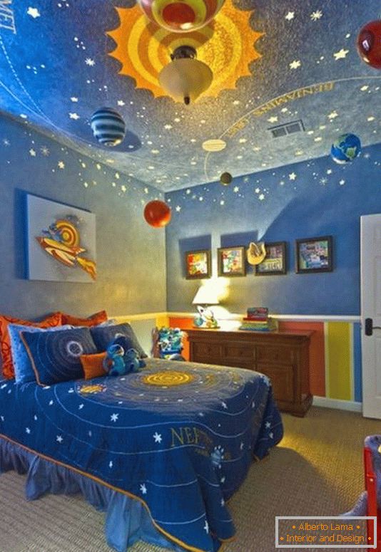 Fantastična prostorna otroška soba