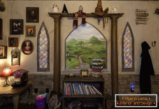 Oblikovanje otroške sobe v duhu Hogwartsa
