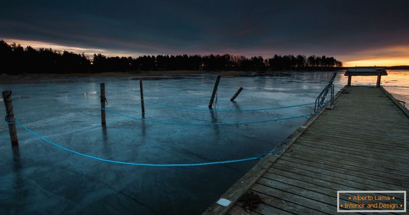 Pier v zoru, Švedska