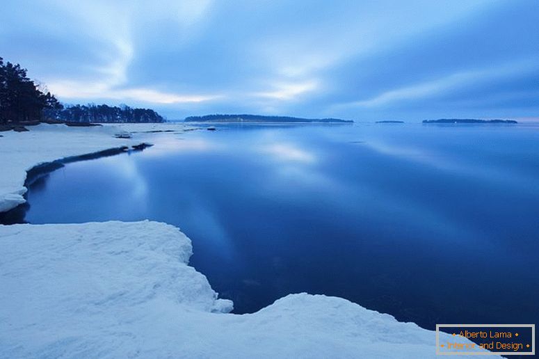 Ledeno jezero na Finskem