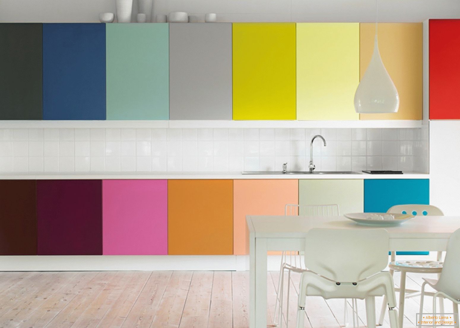 Barvna shema v kuhinji