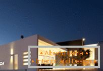 Moderna arhitektura: nekakšna stanovanjska zgradba na Cipru