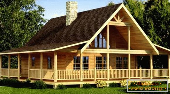 Katera lesena hiša je boljša: tiru ali les?