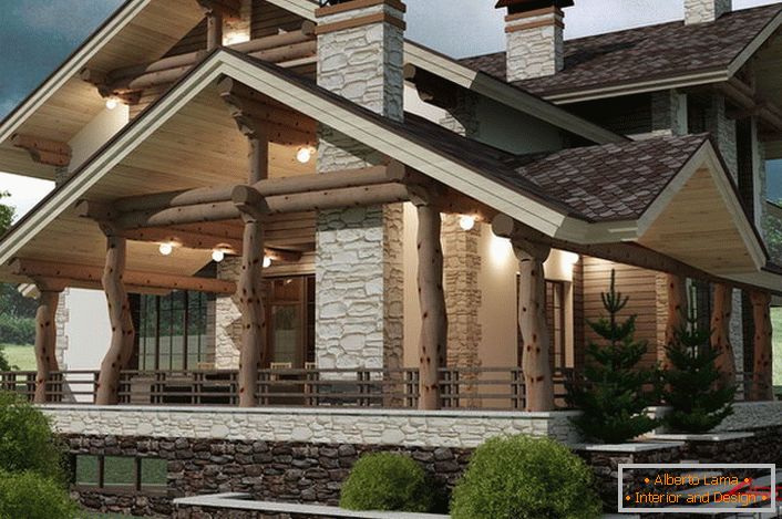 Moderna zasnova doma: glavna stvar je vzdrževanje in