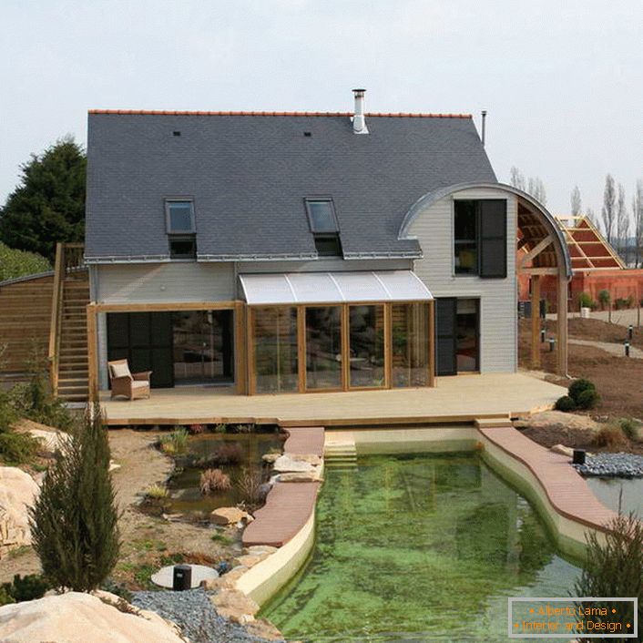 Moderna zasnova doma: glavna stvar je vzdrževanje in