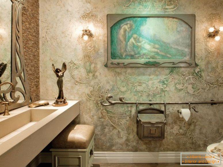 lepe-art-deco-kopalnice-ideje-s-smetana-teksture-zid-barve-kot-kopalnica-in-smetana-leseni-pravokotnik-miza-vključno-umivalnik-in-zlato-nerjaveče-pipa- umivalnik-tudi-super-notranji-design