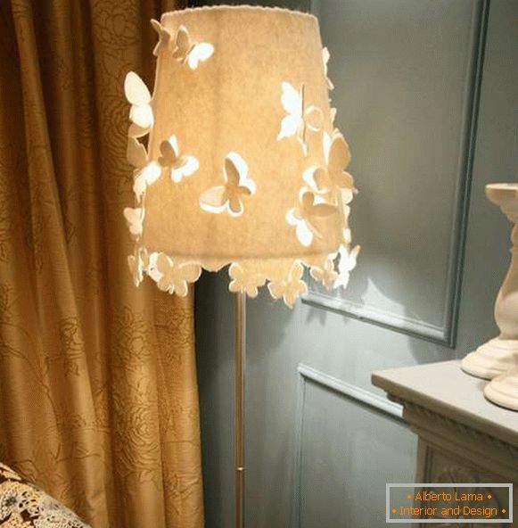 talna svetilka z lastnimi rokami iz tkanine, fotografija 4