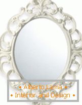 Elegantno ogledalo v odprtem okvirju