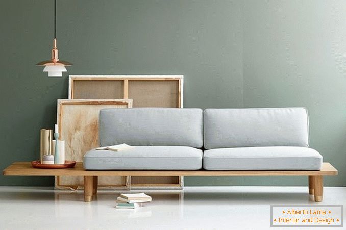 Kako narediti kavč z lastnimi rokami preprosto in elegantno