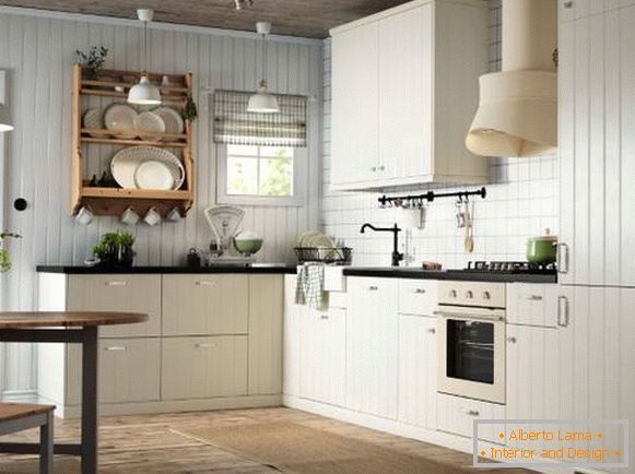 Kotno kuhinjsko pohištvo - IKEA metod hittarp