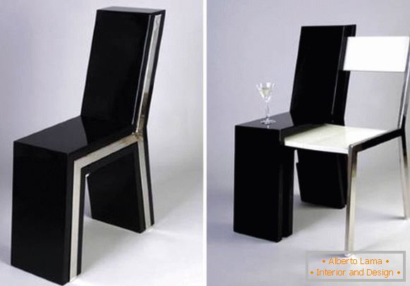 Eleganten stol s stolom