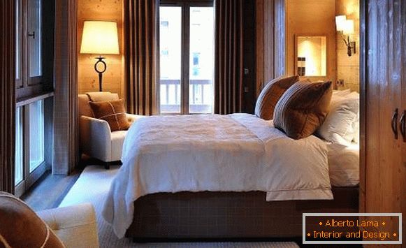 spalnica-v-style chalet