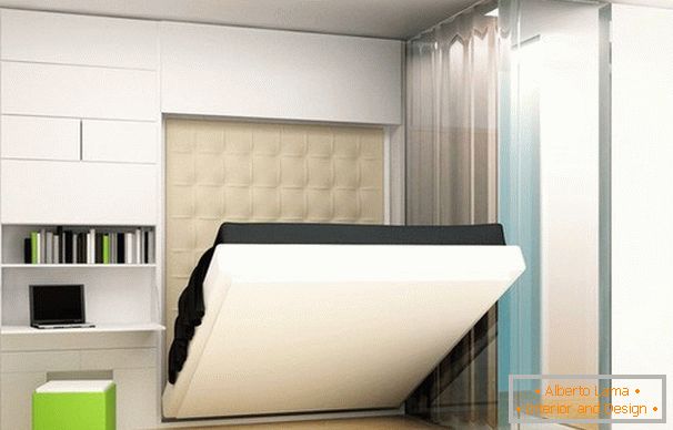 Postelja za rolanje v spalnici