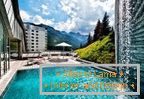 Čudovit hotel Tschuggen Grand v švicarskih Alpah