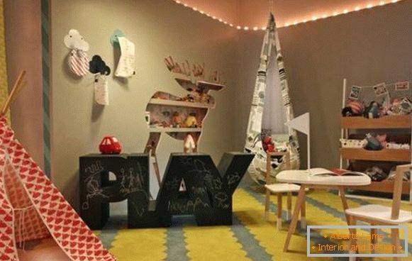 Eleganten dizajn otroške sobe