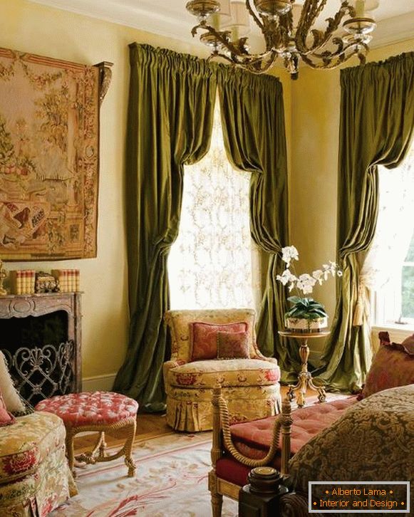 Luksuzne italijanske zavese v notranjosti
