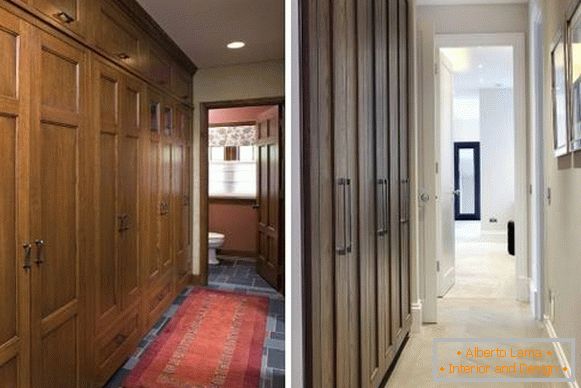 Vgradni pohištveni omari na hodniku in hodniku
