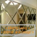 Zrcalna plošča na steni - 55 fotografij idej v notranjosti